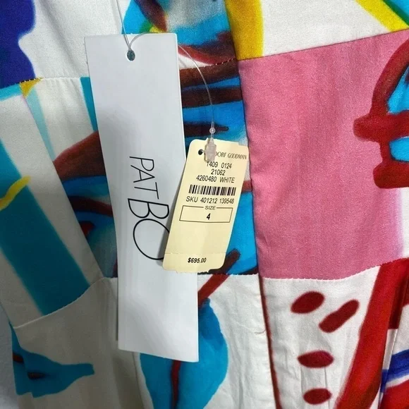 PatBo Flora Textured Tiered Flowy Maxi Dress NWT - Picture 11 of 14